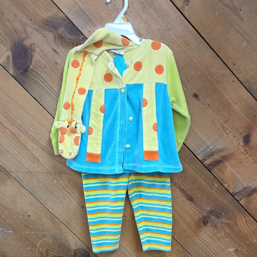 Vintage Le Top Yellow and Blue Kids 2pc Set.  Very RARE